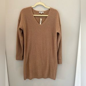 NWT Tan Madewell Sweater Dress